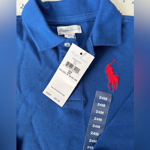 Polo Ralph Lauren boys rugby NWT Sz 24mns - Picture 2 of 2